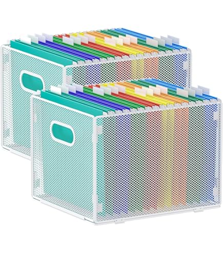 Amazon.com: Sbanmao Clear Acrylic File Box Organizer, Bamboo